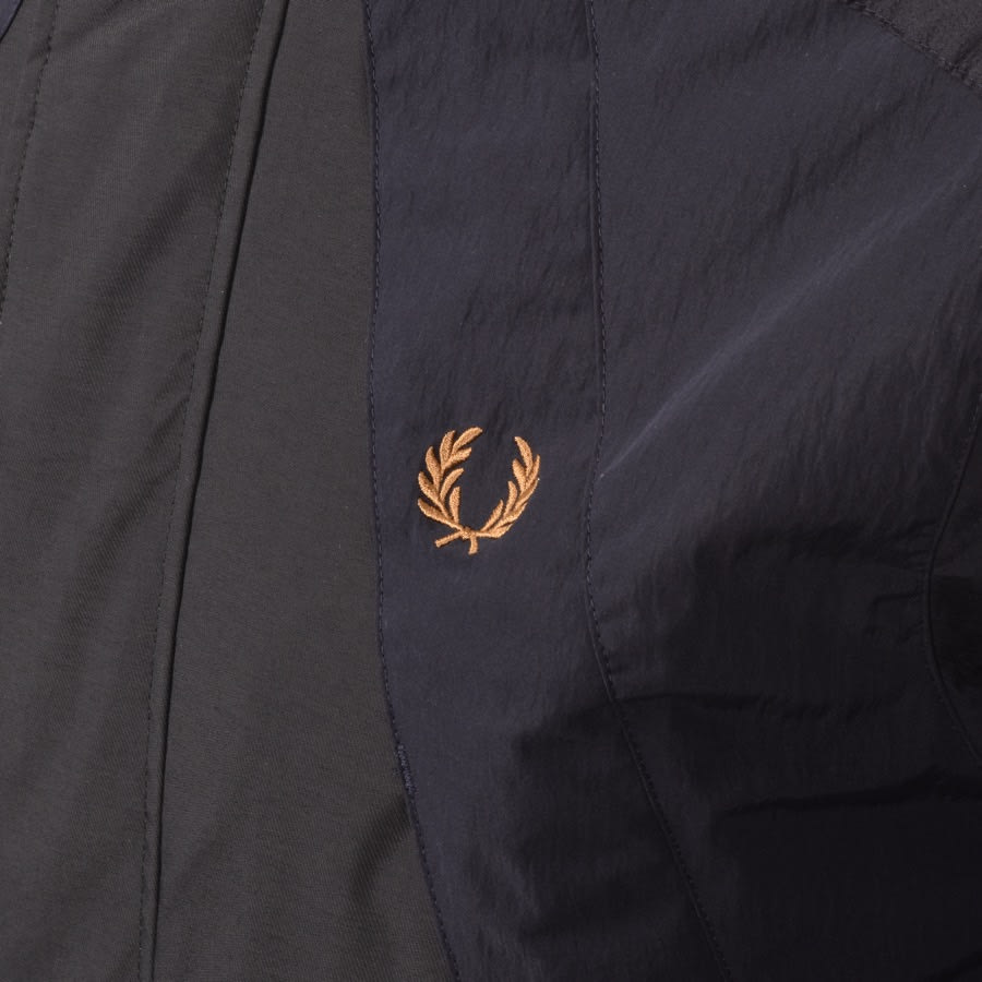 Alternative Image for ProductFred Perry Hooded Mixed Fabric Parka Navy3